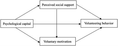 Effect of Psychological Capital of Volunteers on Volunteering Behavior: The Chained Mediation Role of Perceived Social Support and Volunteer Motivation